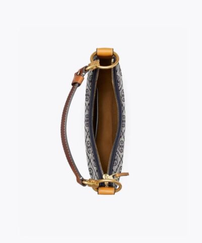 Tory Burch T Monogram Jacquard Mini Crescent Crossbody Bag 20237239 4