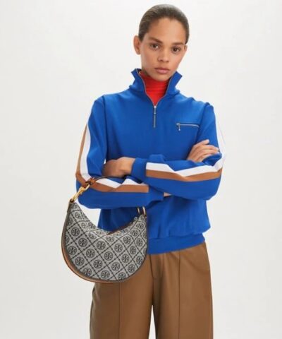 Tory Burch T Monogram Jacquard Mini Crescent Crossbody Bag 20237239 5