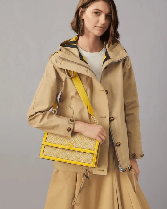 Alternative view of Tory Burch T Monogram Jacquard Shoulder Bag