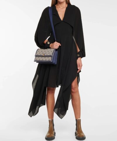 Tory Burch T Monogram Jacquard Shoulder Bag Tory Navy 20248577 3
