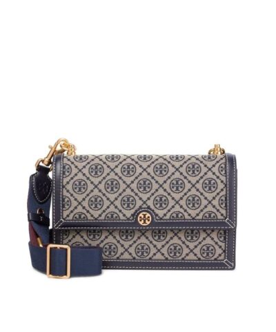 Tory Burch T Monogram Jacquard Shoulder Bag, Tory Navy-20248578
