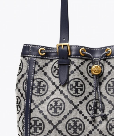 Tory Burch T Monogram Jacquard Small Tote Bag Tory Navy 20257077 3