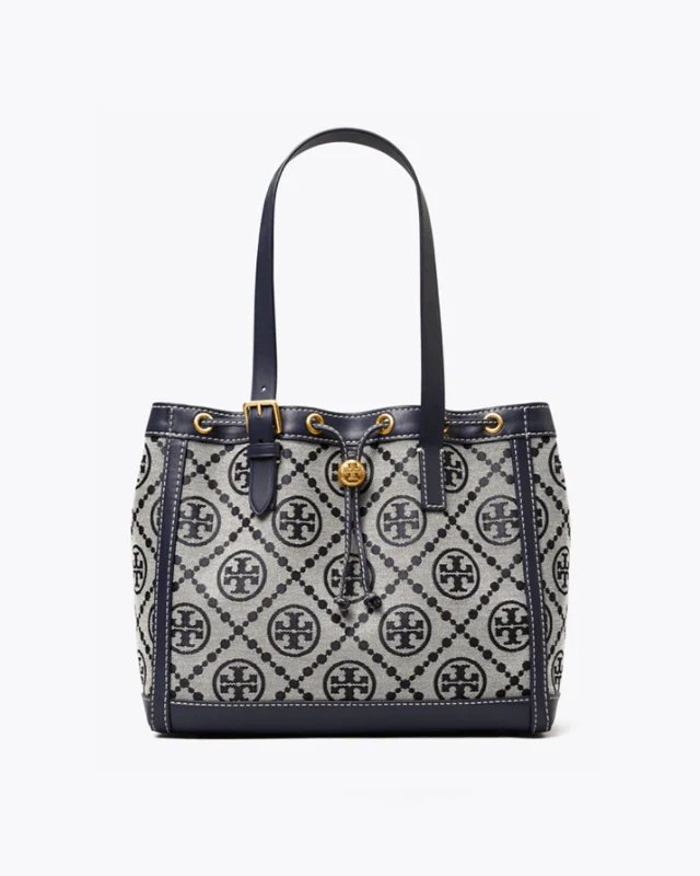 Tory Burch T Monogram Jacquard Small Tote Bag, Tory Navy-20257077