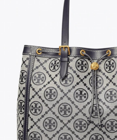 Tory Burch T Monogram Jacquard Tote Bag Tory Navy 20257142 3
