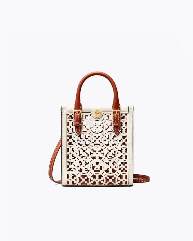 Tory Burch T Monogram Laser-Cut Mini Tote-20240319