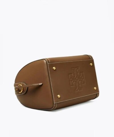 Tory Burch T Monogram Leather Barrel Moose 20248619 4
