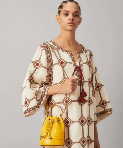 Tory Burch T Monogram Leather Mini Bucket Bag 20258114 11