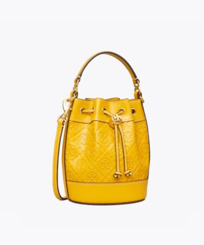 Tory Burch T Monogram Leather Mini Bucket Bag 20258114 7