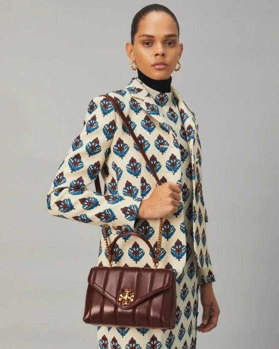 Alternative view of Tory Burch Tempranillo Kira Quilted Small Satchel
