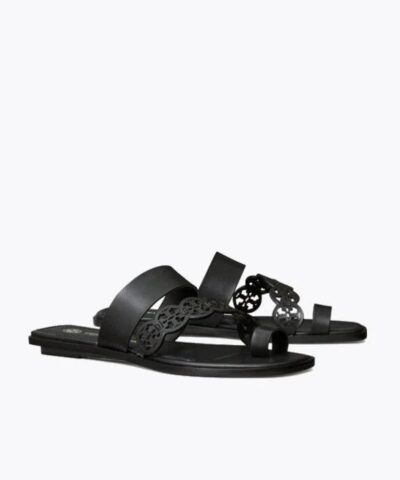 Tory Burch Tiny Miller Toe Ring Slide Leather 20253774 2