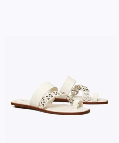 Tory Burch Tiny Miller Toe Ring Slide Leather 20253789 1