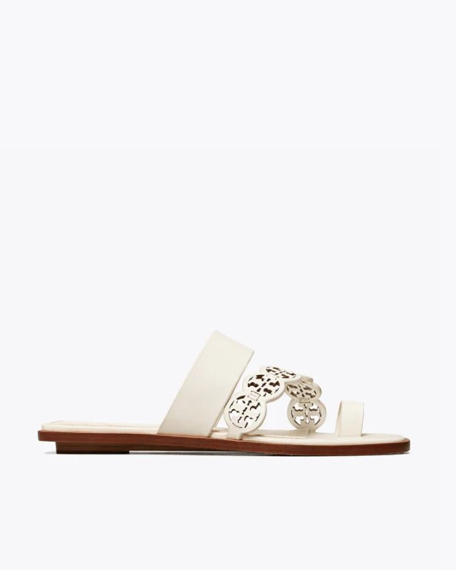 Tory Burch Tiny Miller Toe-Ring Slide, Leather-20253789