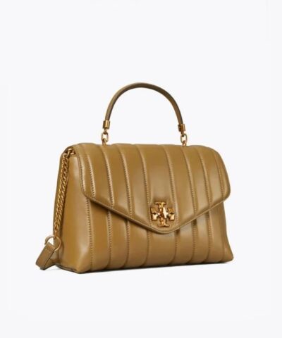 Tory Burch Toasted Sesame Kira Quilted Satchel 20248628 2