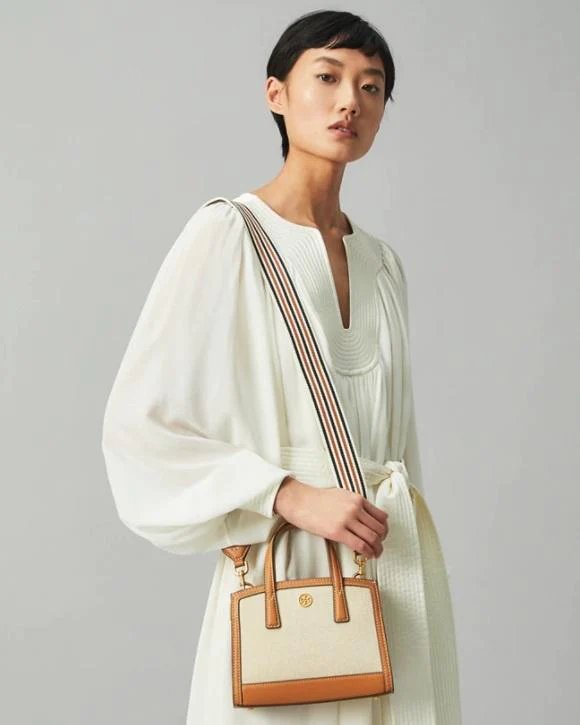 Alternative view of Tory Burch Walker Canvas Micro Satchel, Kobicha