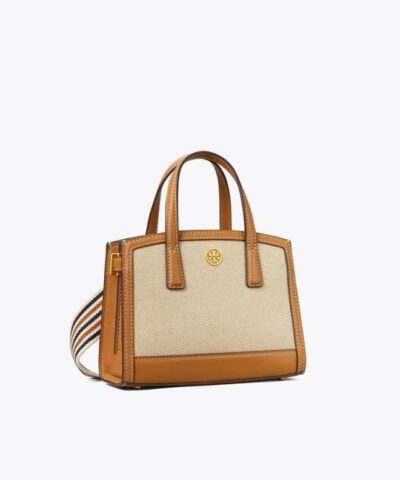 Tory Burch Walker Canvas Micro Satchel Kobicha 20257181 2