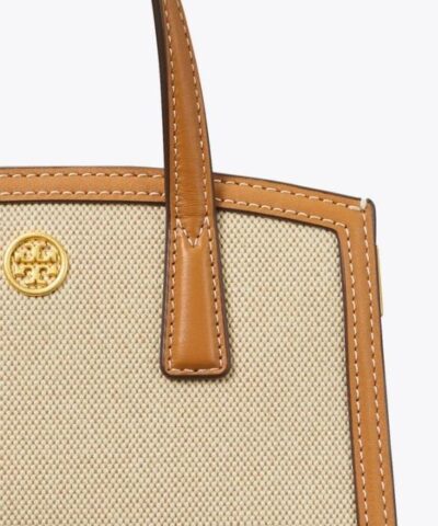 Tory Burch Walker Canvas Micro Satchel Kobicha 20257181 4