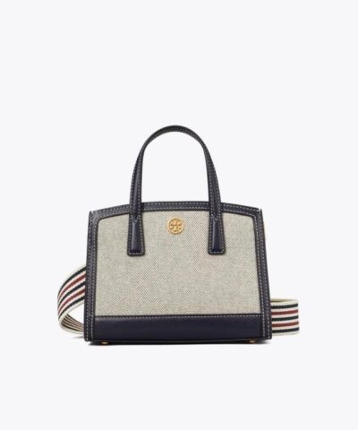 Tory Burch Walker Canvas Micro Satchel, Tory Navy-20257189