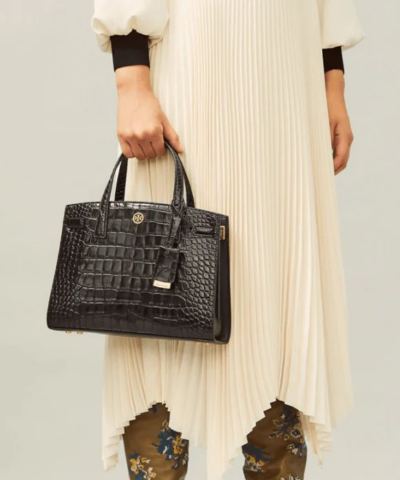 Alternative view of Tory Burch Walker Embossed Small Satchel