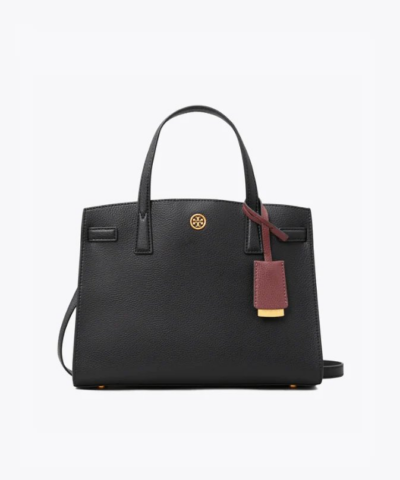 Tory Burch Walker Small Satchel, Black-20258252