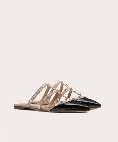 Valentino Garavani Rockstud Patent Leather Mule 20240756 1