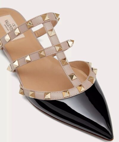 Valentino Garavani Rockstud Patent Leather Mule 20240756 4