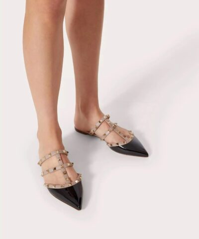 Valentino Garavani Rockstud Patent Leather Mule 20240756 5