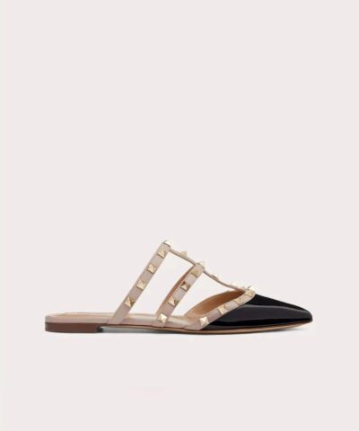 Valentino Garavani Rockstud Patent-Leather Mule-20240763