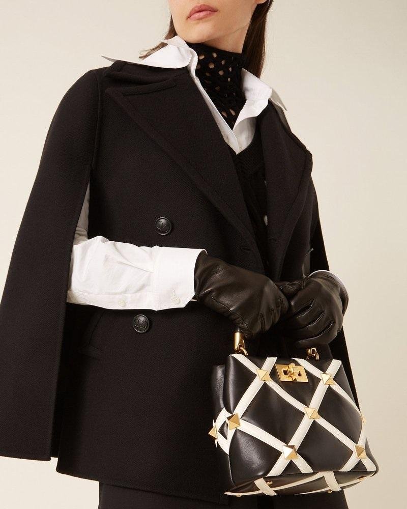 Alternative view of Valentino Garavani Small Roman Stud Top Handle Bag