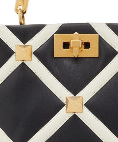 Valentino Garavani Small Roman Stud Top Handle Bag 20251520 7