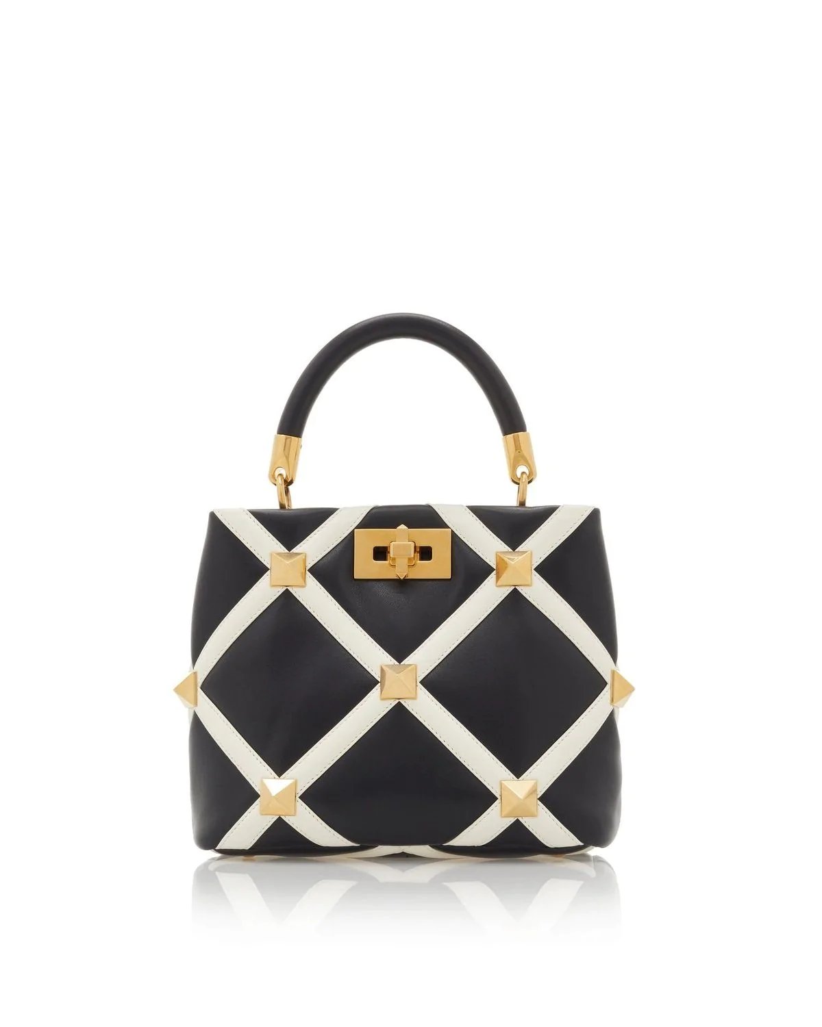 Valentino Garavani Small Roman Stud Top Handle Bag-20251520