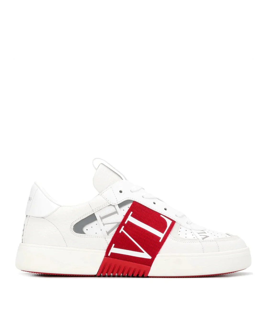 Valentino Men's Low-Top Calfskin VL7N Sneaker Whit Bands-20252621
