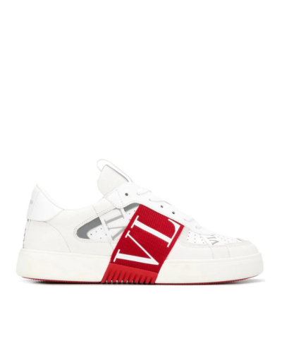 Valentino Men's Low-Top Calfskin VL7N Sneaker Whit Bands-20252626