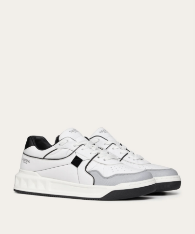Valentino Mens Low Top Calfskin VL7N Sneaker Whit Bands 20252674 1