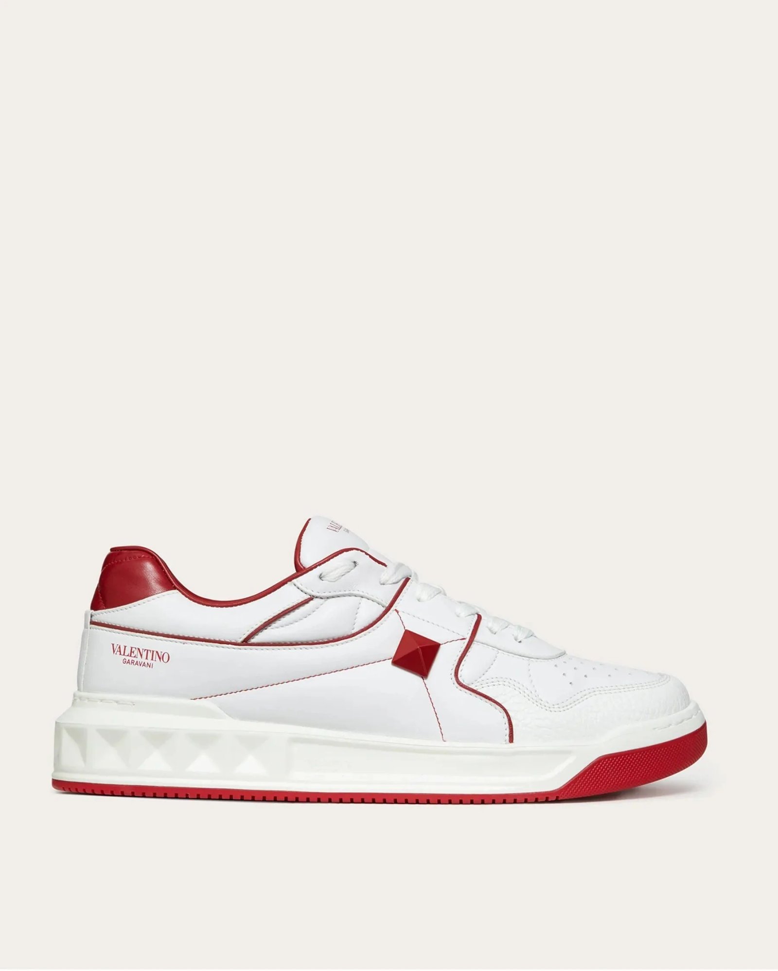 Valentino Men's ONE STUD Low-Top Nappa Sneaker-20253076