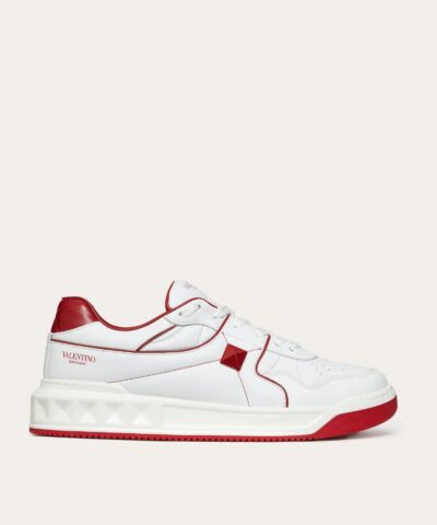 Valentino Men's ONE STUD Low-Top Nappa Sneaker-20253077
