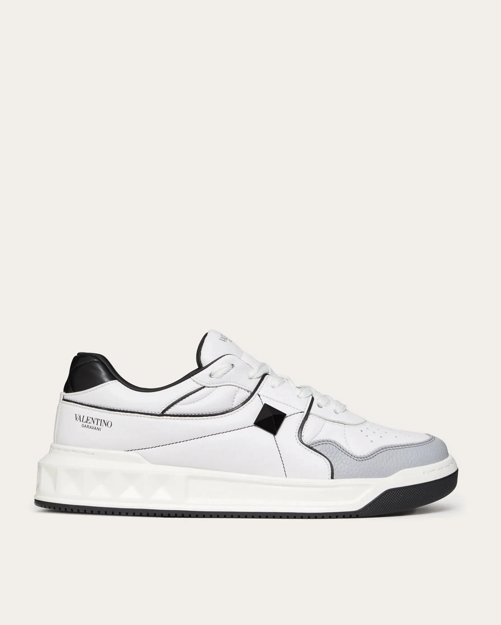 Valentino Men's ONE STUD Low-Top Nappa Sneaker-20253090
