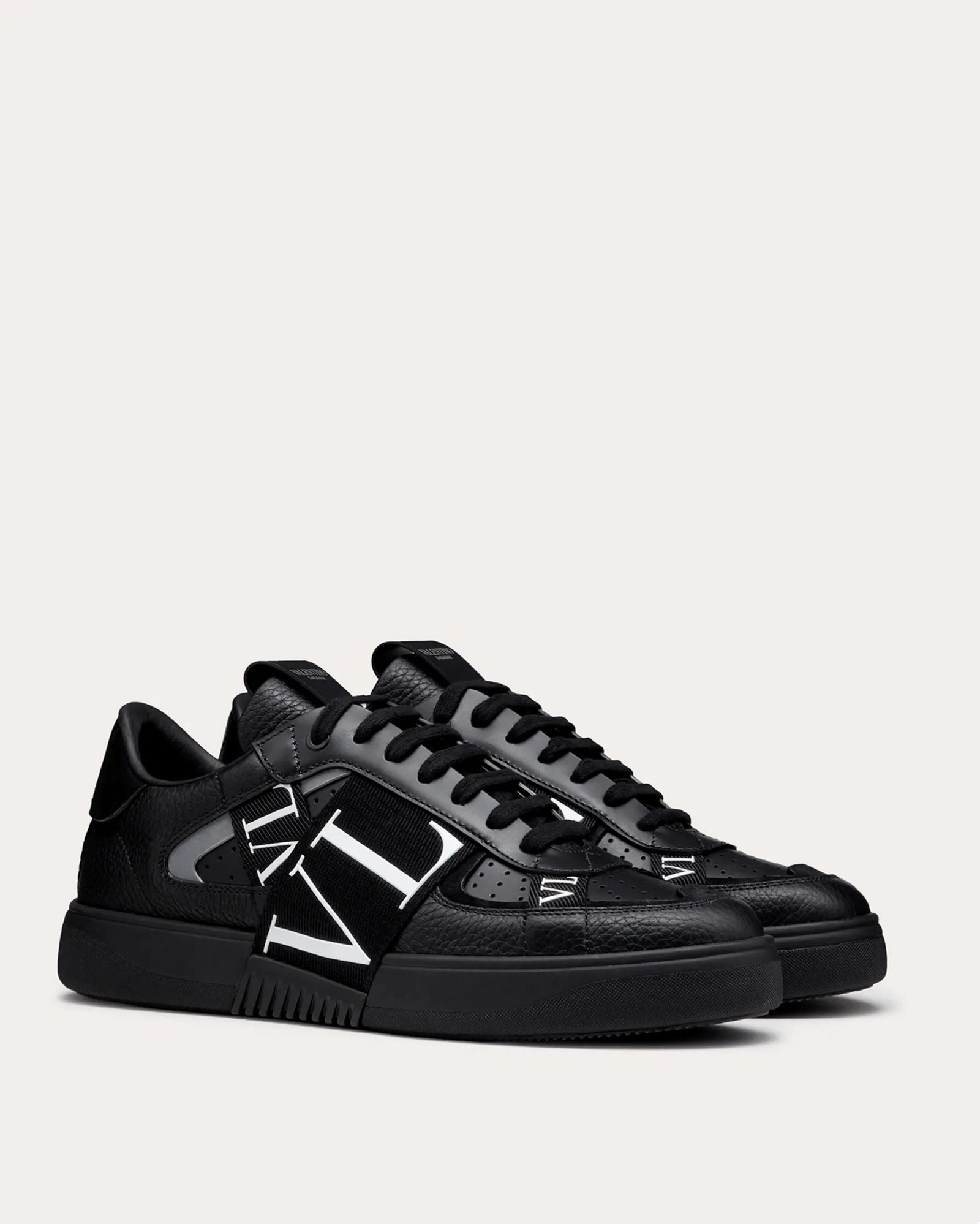 Alternative view of Valentino Women's VL7N Sneaker In Banded Calfskin Leathers