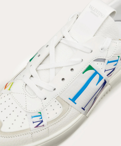 Valentino Womens VL7N Sneaker In Banded Calfskin Leathers 20252580 4