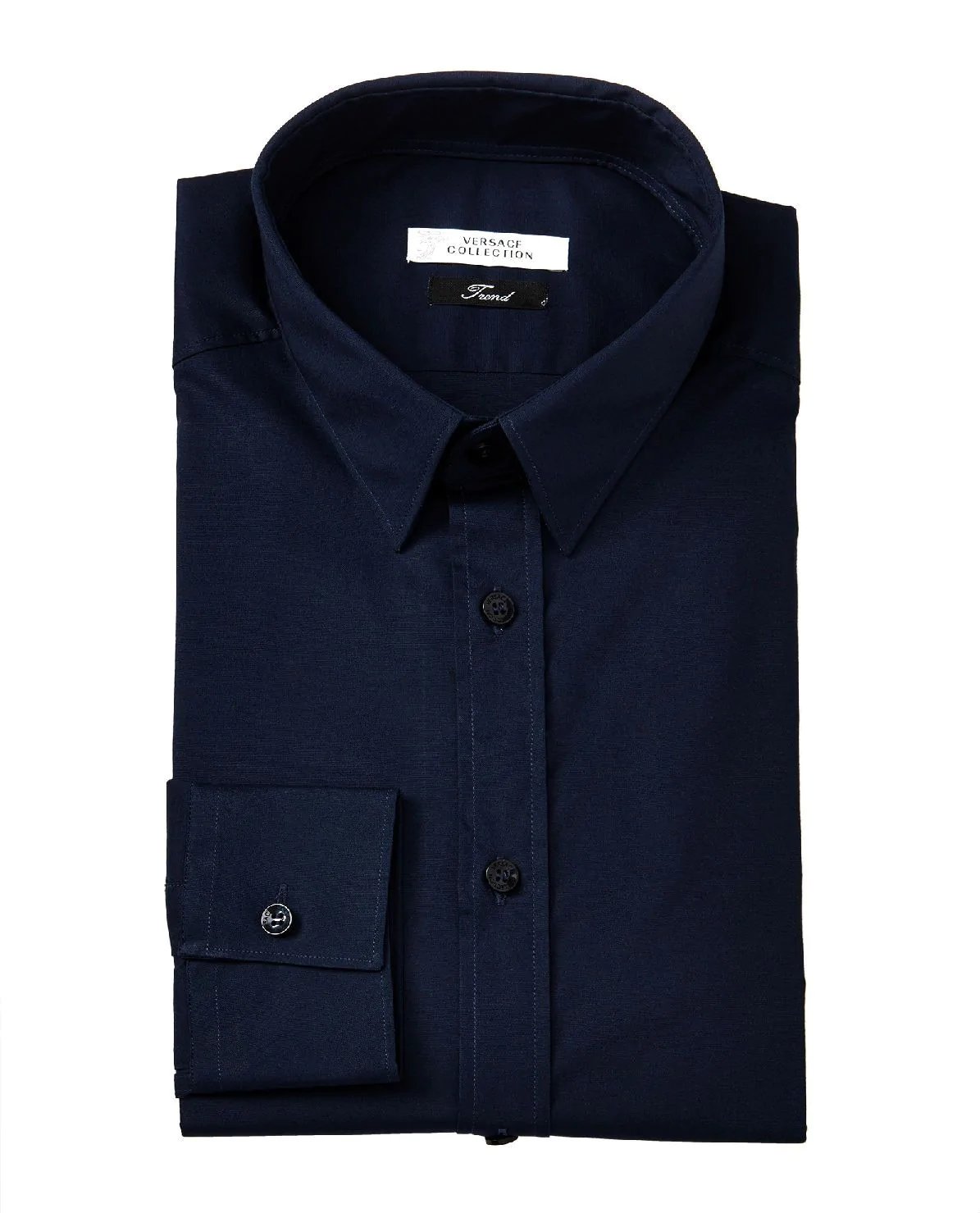 Versace Collection City Fit Dress Shirt Black-20227369