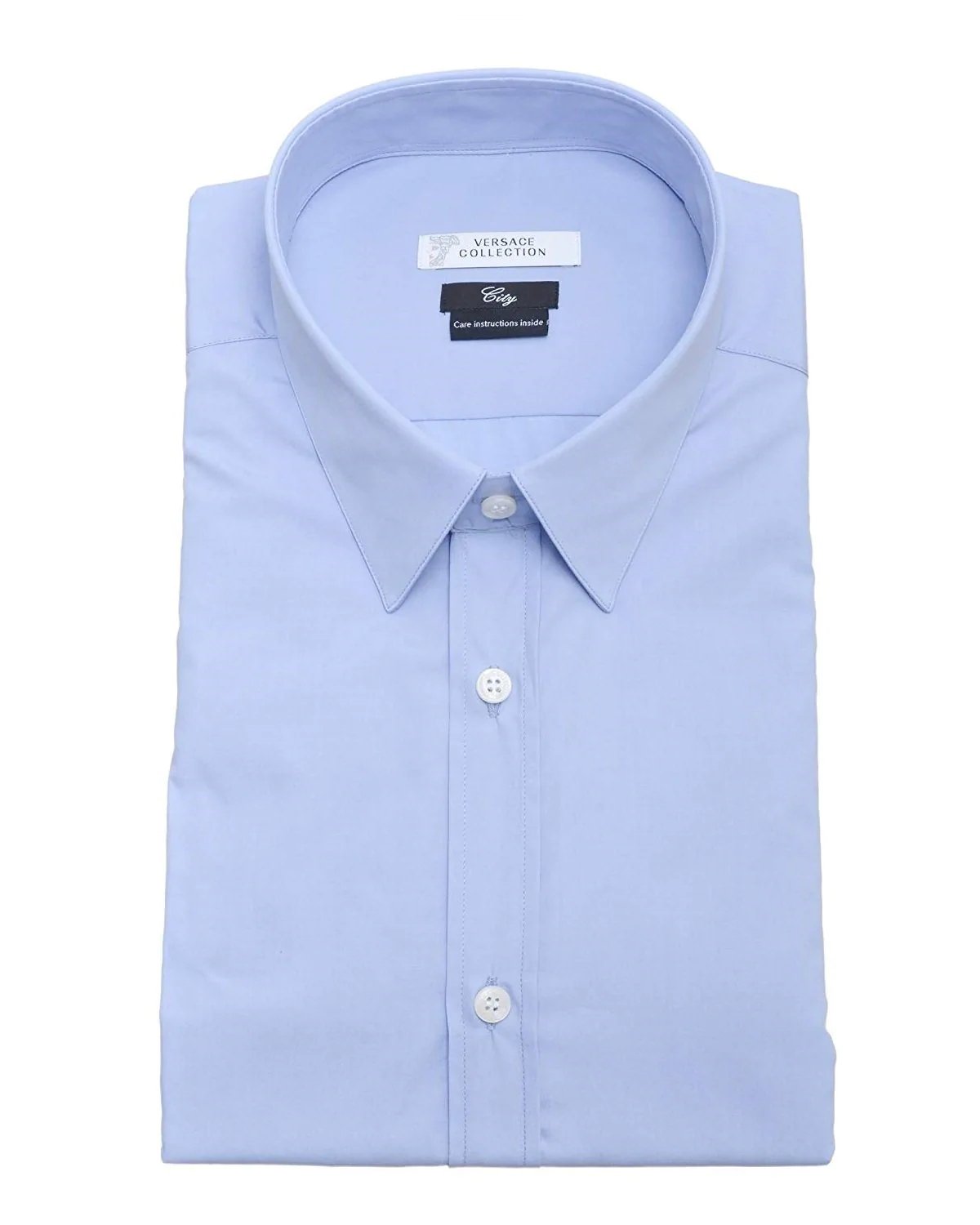 Versace Collection City Fit Dress Shirt Pastel Blue-20227396