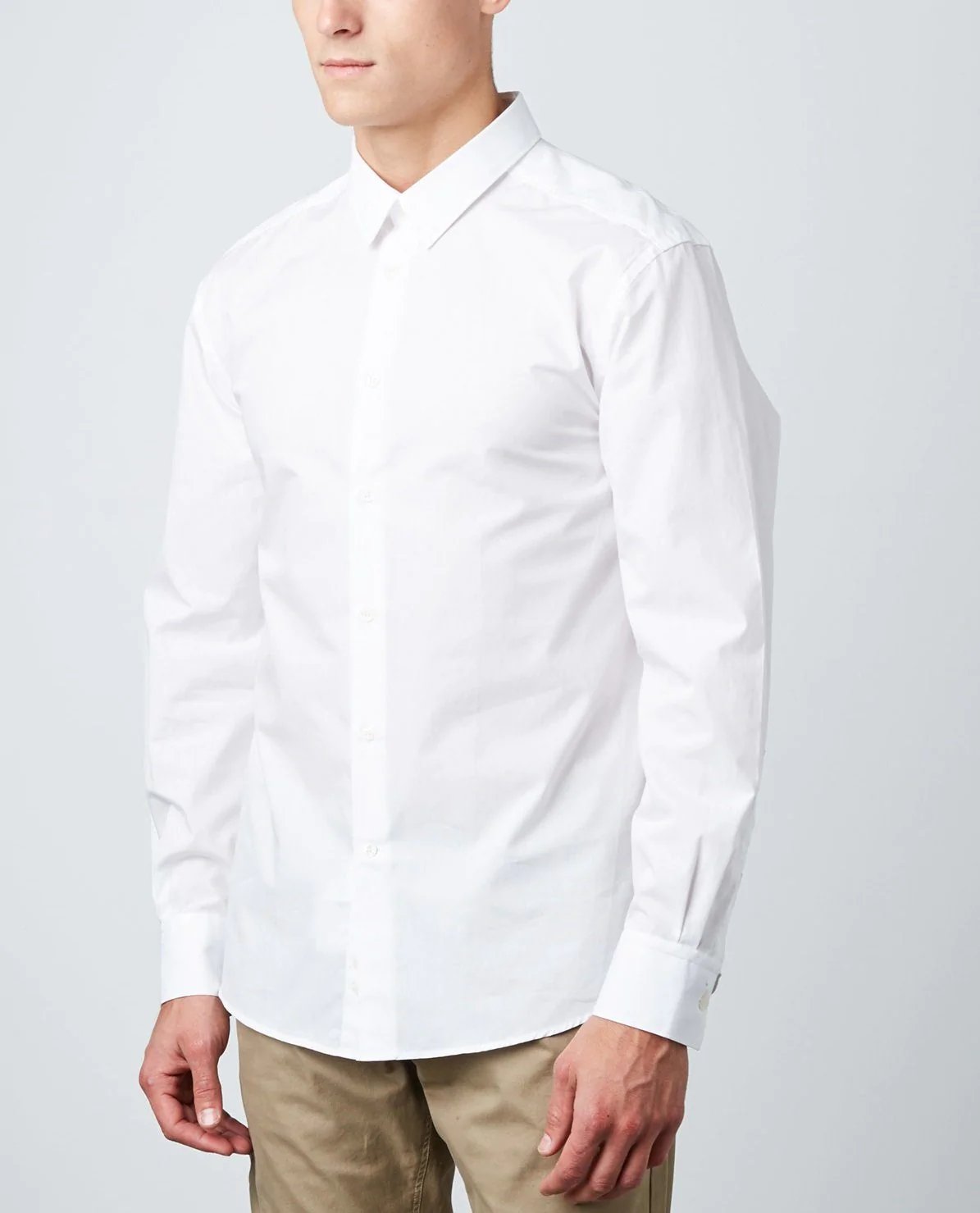 Alternative view of Versace Collection City Fit Dress Shirt, White