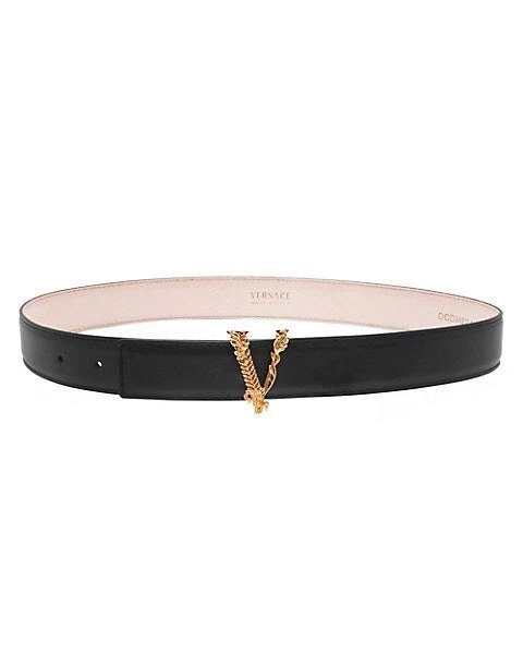 Versace Virtus Leather Belt-20240841