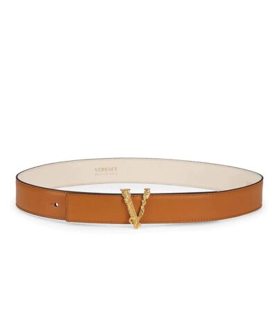 Versace Virtus Leather Belt-20240855