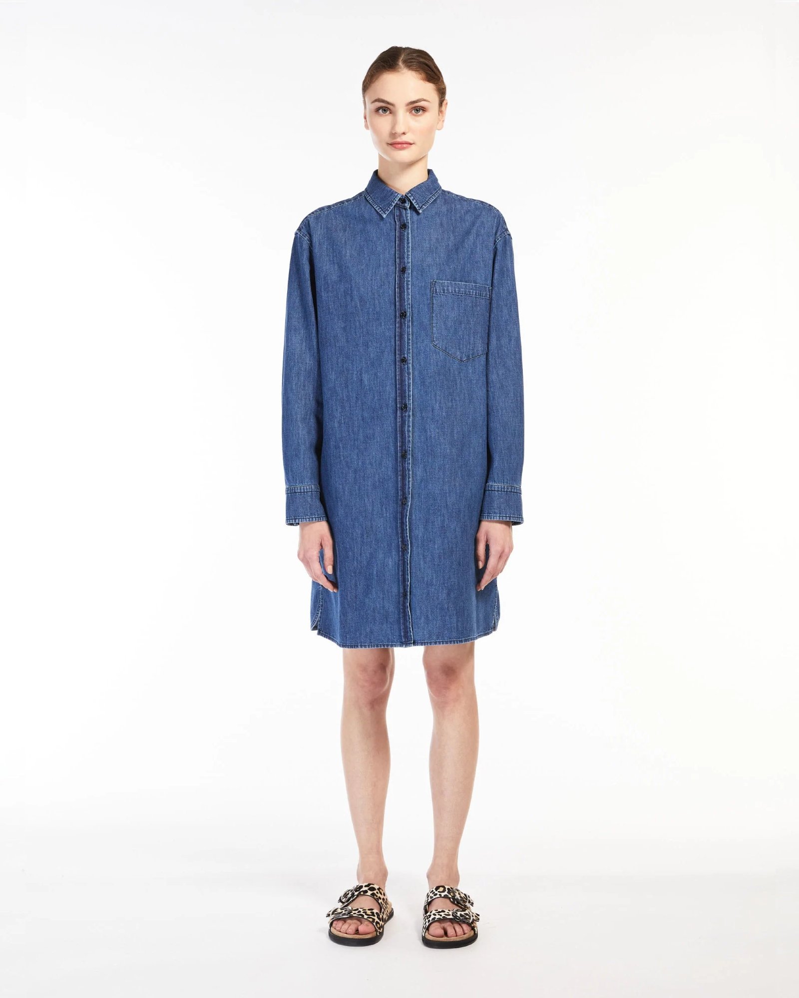 Alternative view of Weekend Max Mara Cotton Denim Dress