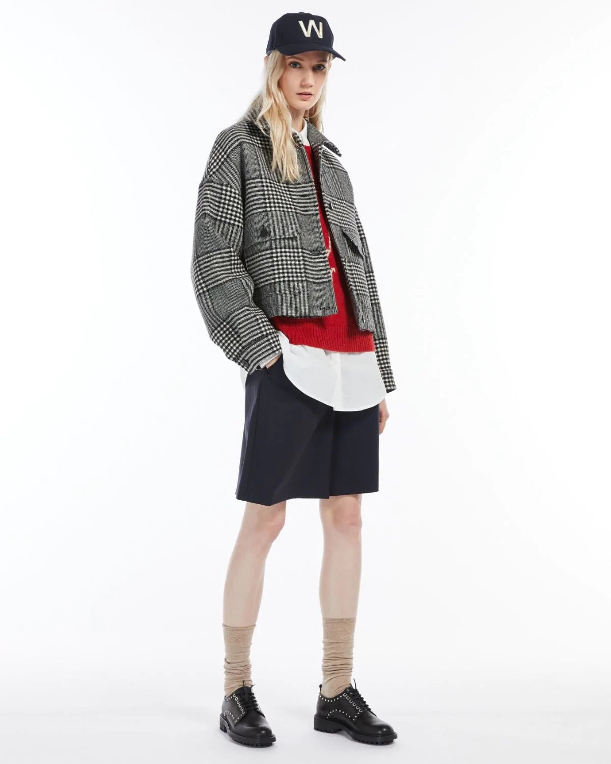 Alternative view of Weekend Max Mara Glen Plaid-Patterned Short Jacket