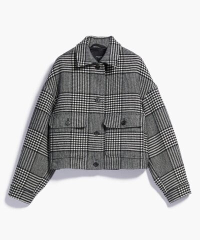 Weekend Max Mara Glen Plaid Patterned Short Jacket 20237561 3