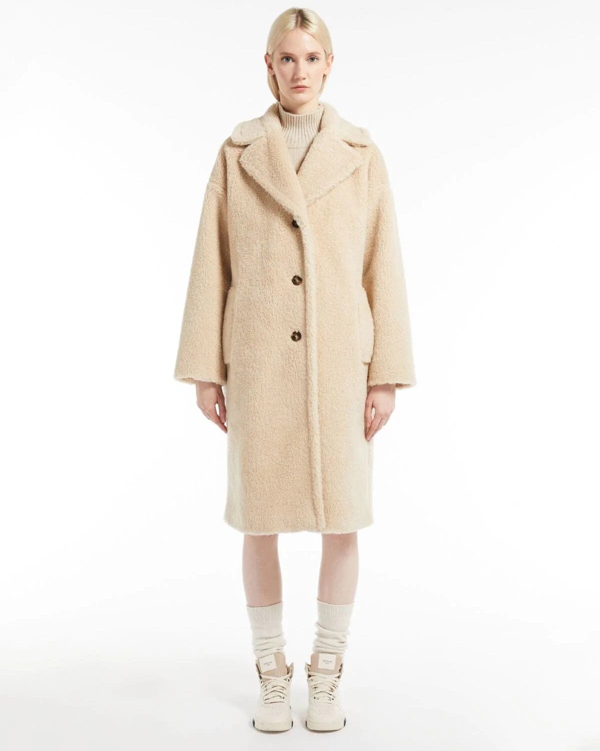Weekend Max Mara Salmone Wool Coat-20236100