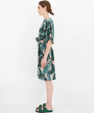 Weekend Max Mara Silk Crepe De Chine Dress 20253969 2