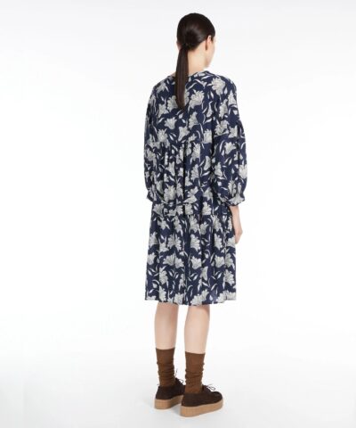 Weekend Max Mara Silk Crepe de Chine Dress 20243936 2