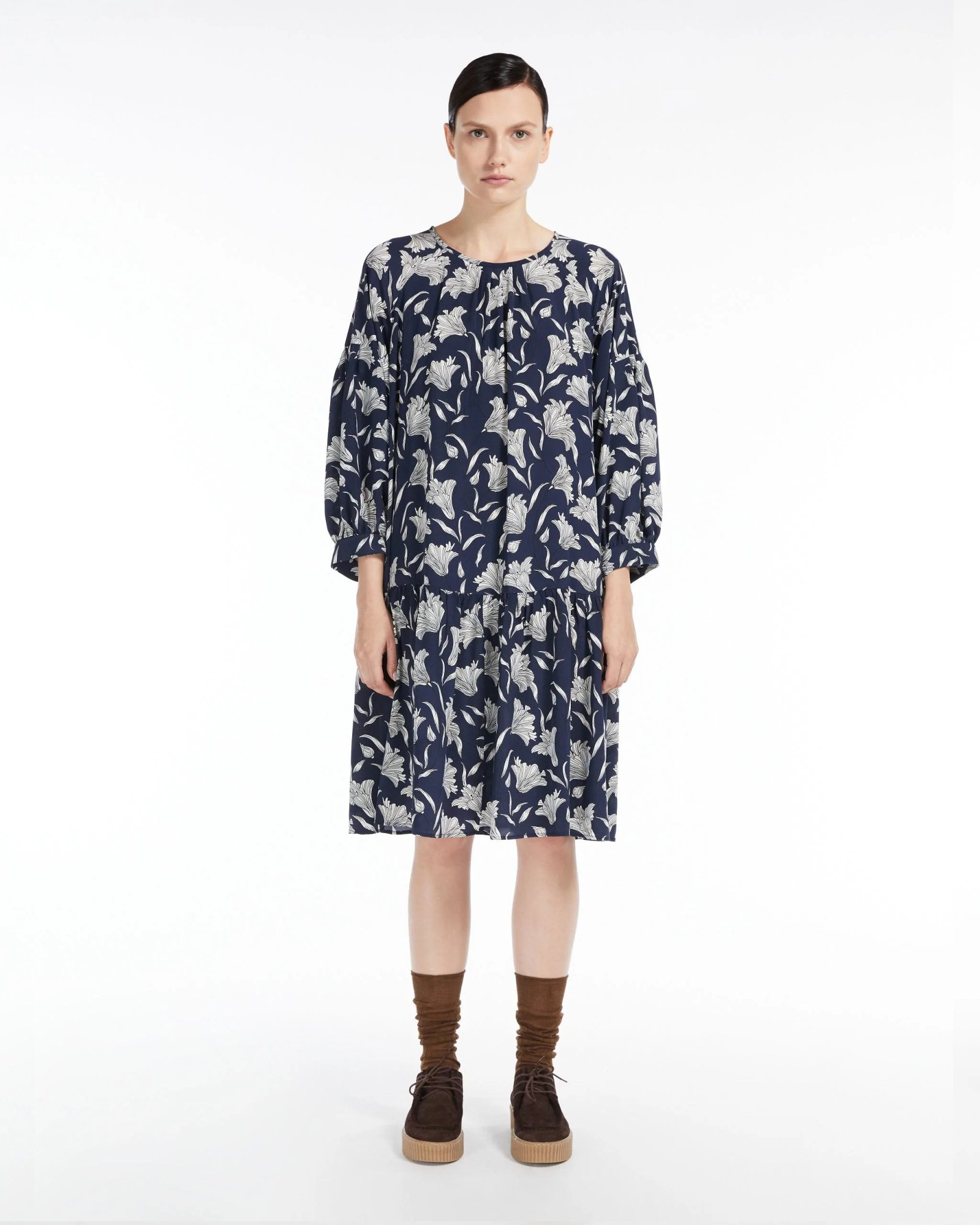 Weekend Max Mara Silk Crepe de Chine Dress-20243936